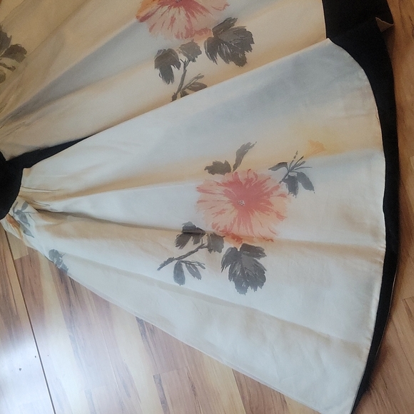 Vintage 50s Wiggle Cocktail Dress XS with Beautiful Reversible Hostess Skirt M - Picture 12 of 16